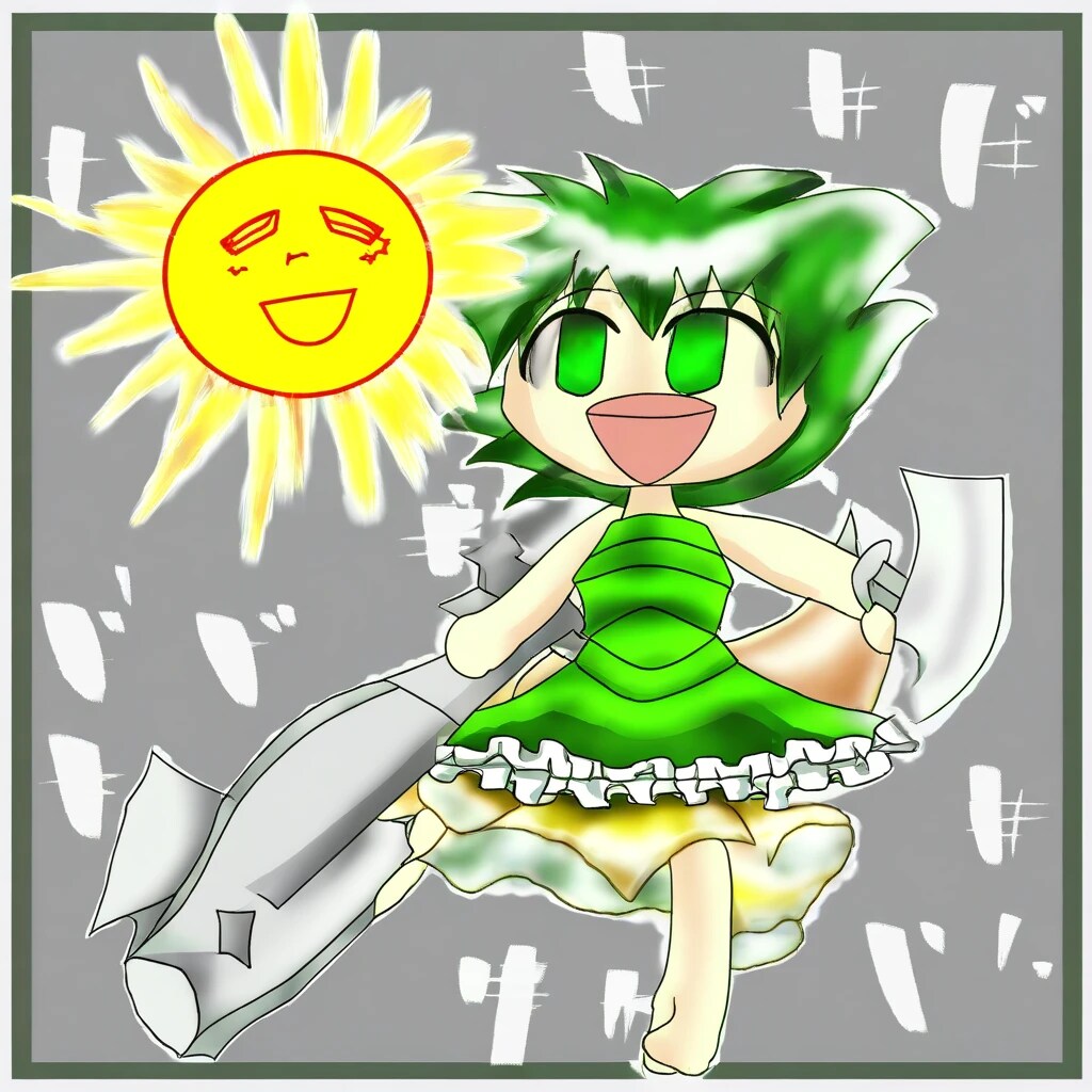 暑さでテンション爆上がり！ドラゴンバスターちゃん