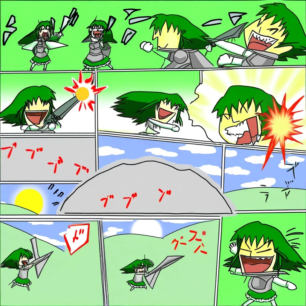 暑さでテンション爆上がり！ドラゴンバスターちゃん