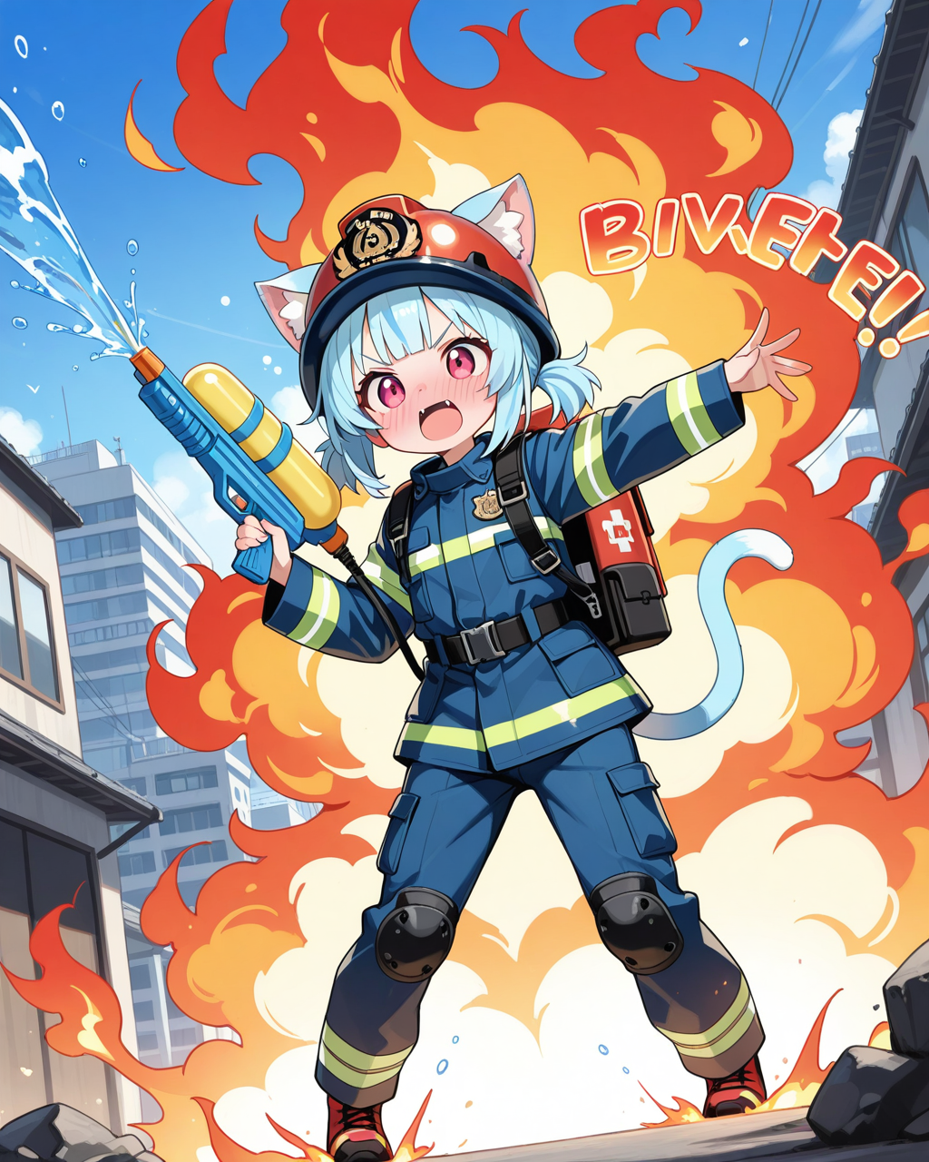 放水開始っ！！