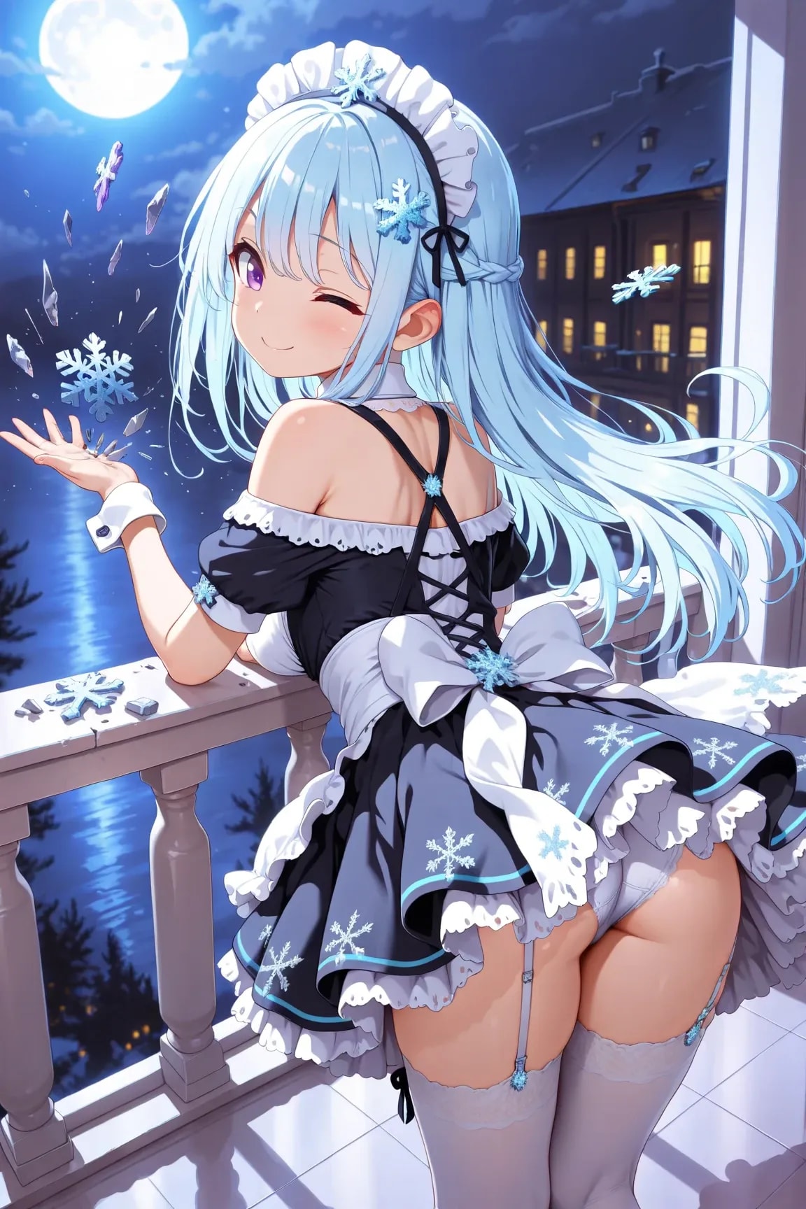 可愛い後ろ姿のパンチュ♡