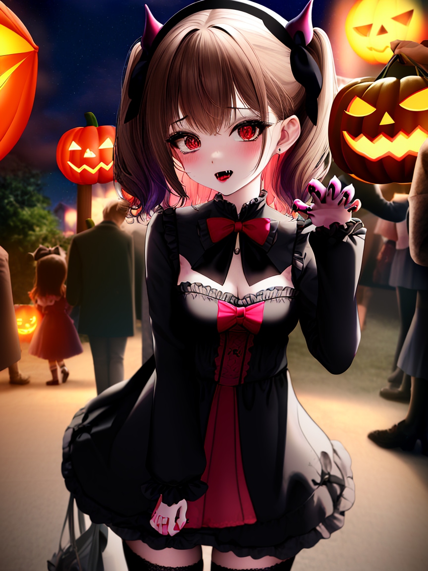 「が、がおー、いたずらしちゃうぞー」