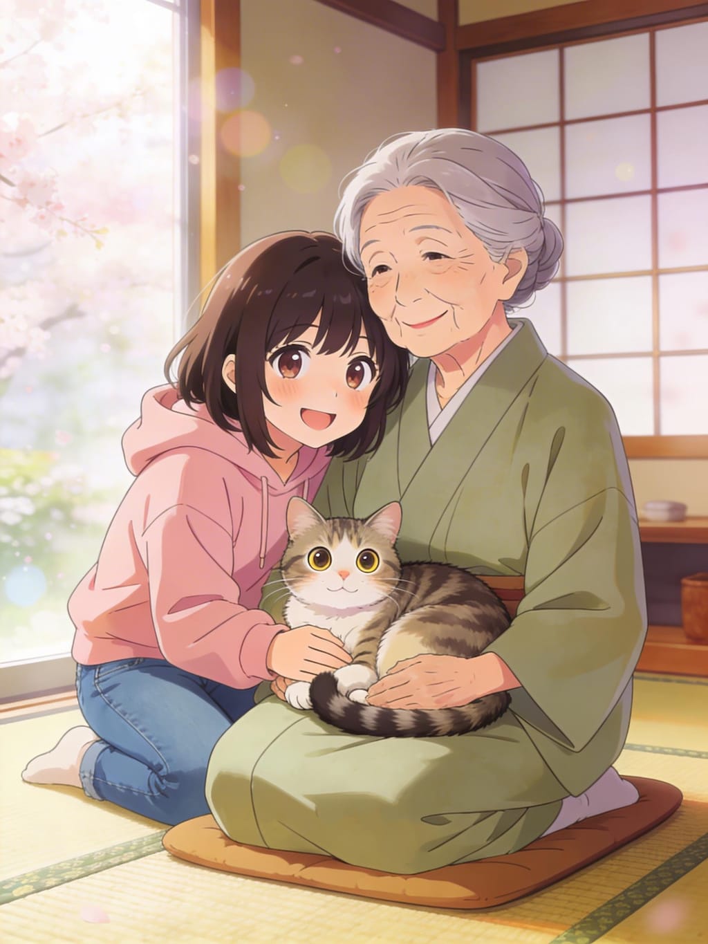 おばあちゃんと一緒