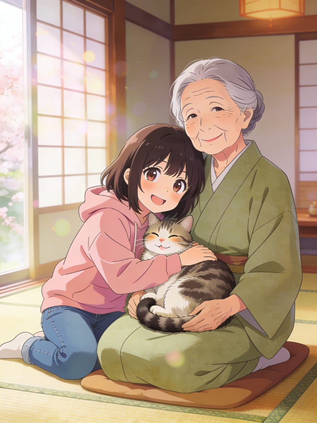 おばあちゃんと一緒