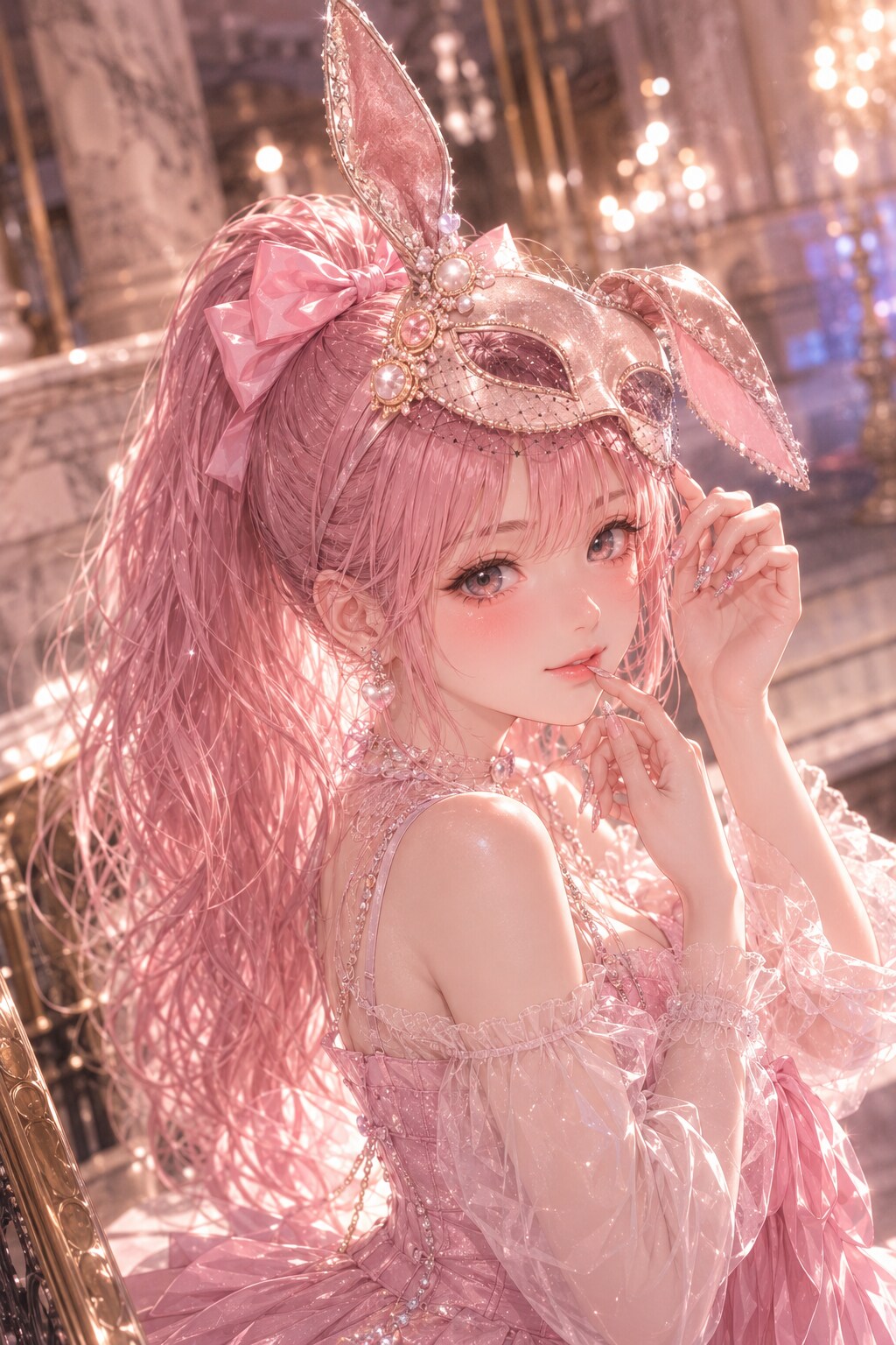 落果ちゃんは、仮面負けしないッ♡