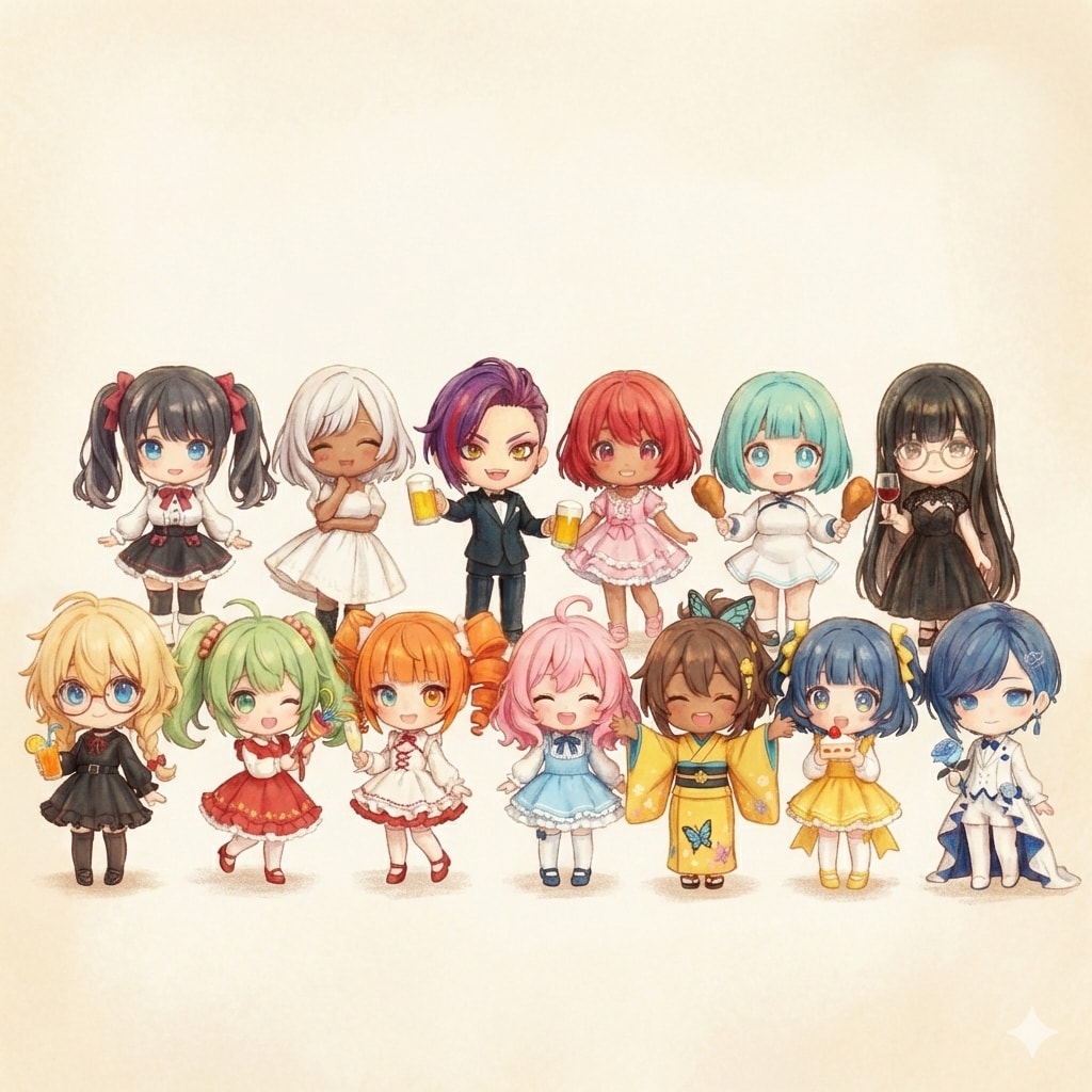 ウチちび雛人形