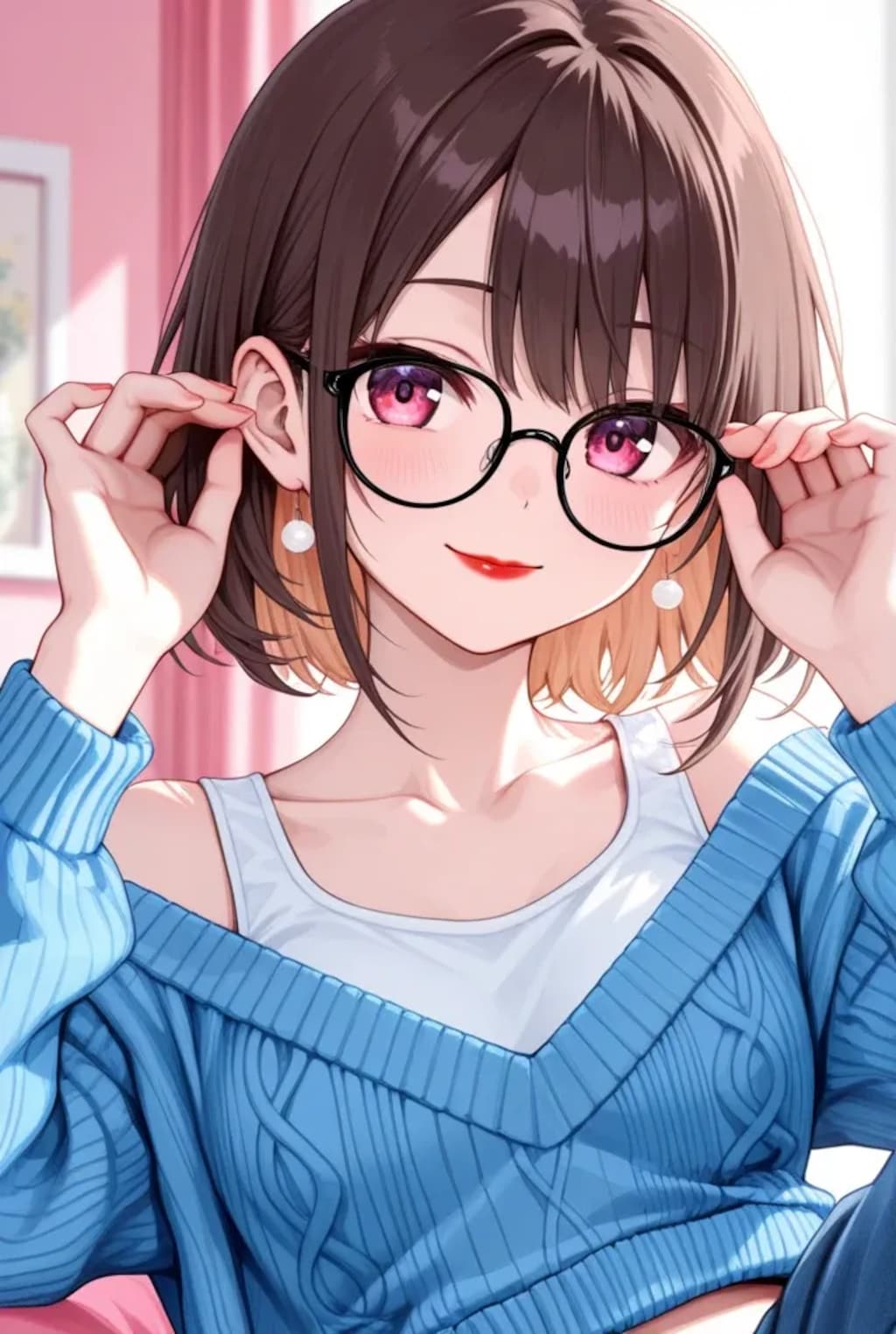 メガネ女子