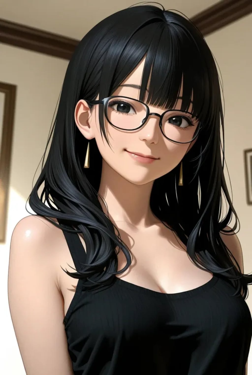 メガネ女子