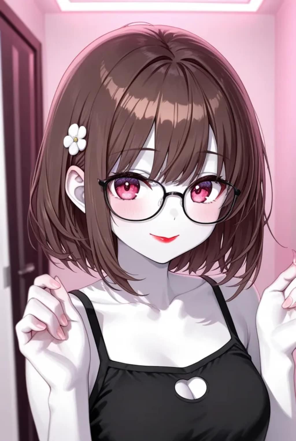 メガネ女子