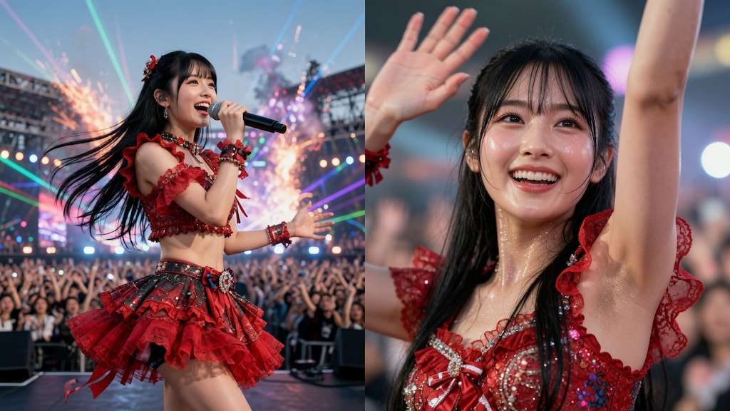 ライブと腋