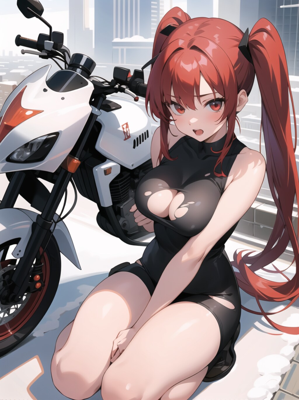 ライダーっ娘　グラビア撮影？ 7