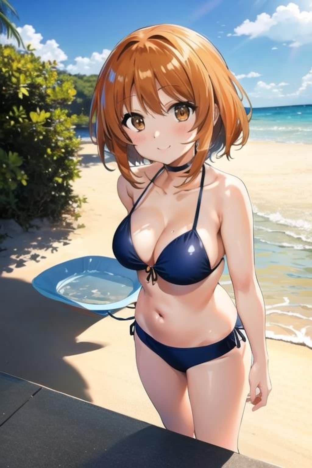 西住みほさん、海へ