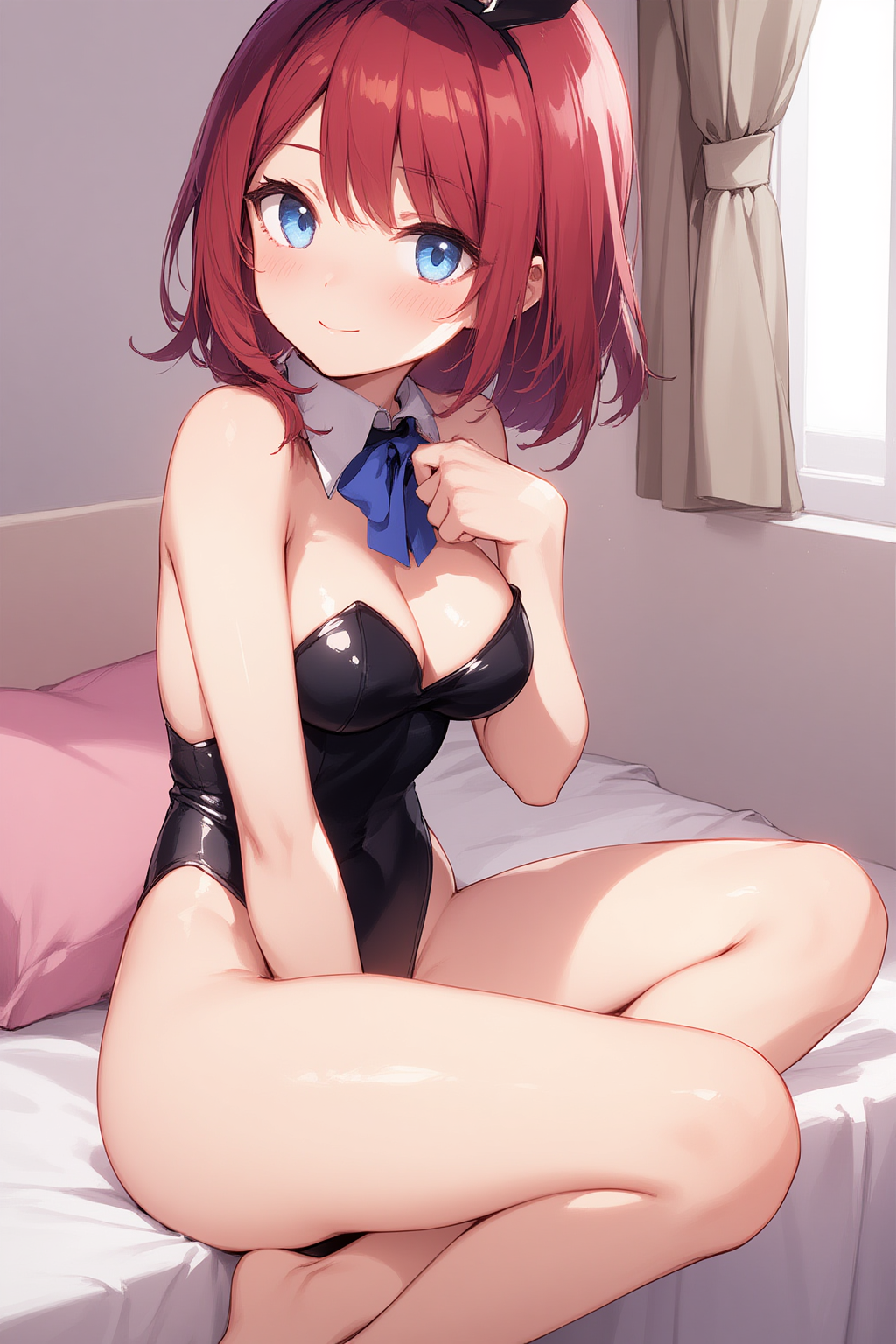 バニーガールの服持ってるなんてなんか変態っぽい～♪ほら、彼女がこんな格好してるんだからなんか感想ないの？