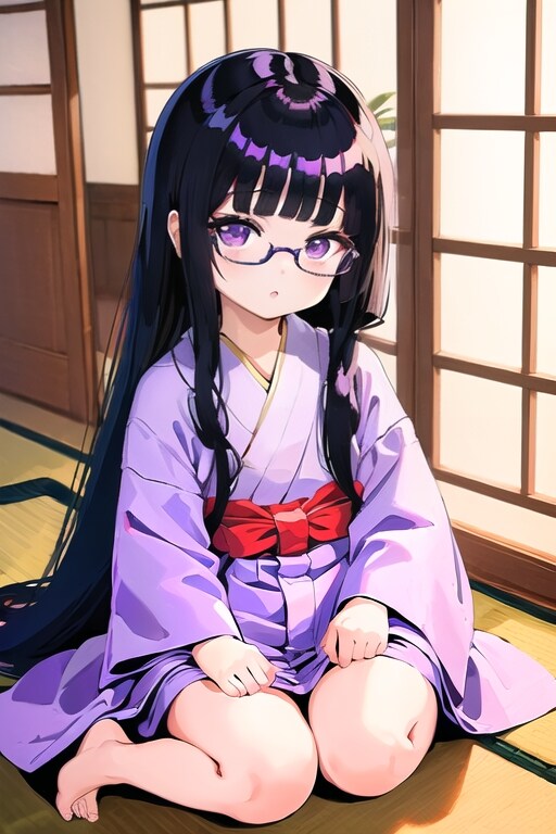 和風ロングヘアーのオリキャラちゃん | の人気AIイラスト・グラビア