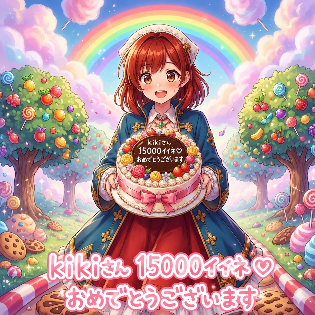 kikiさん15000イイネおめでとうございます😊