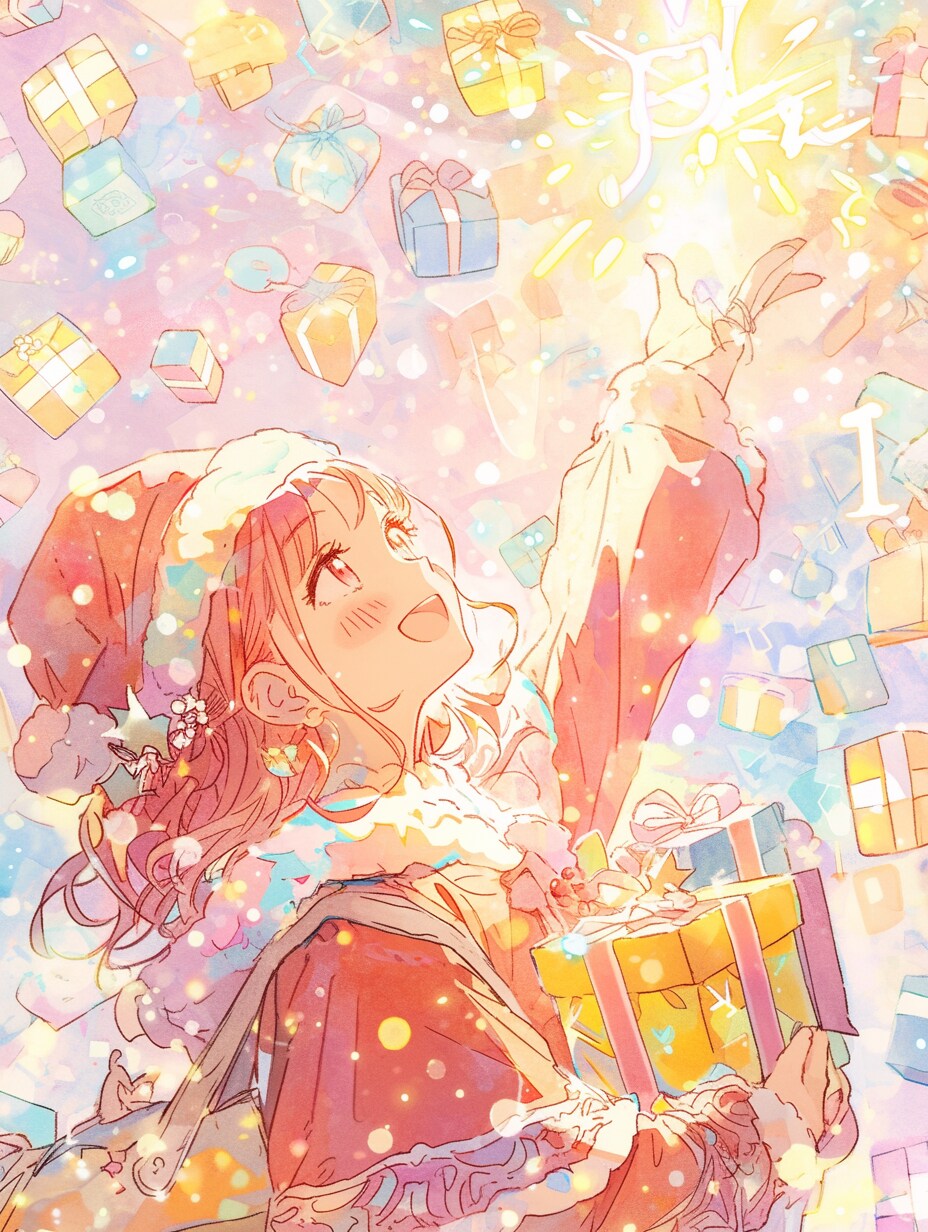 プレゼントを出す魔法✨️ | の人気AIイラスト・グラビア