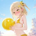 🍋ちゃん。黄色ビキニ 2枚目