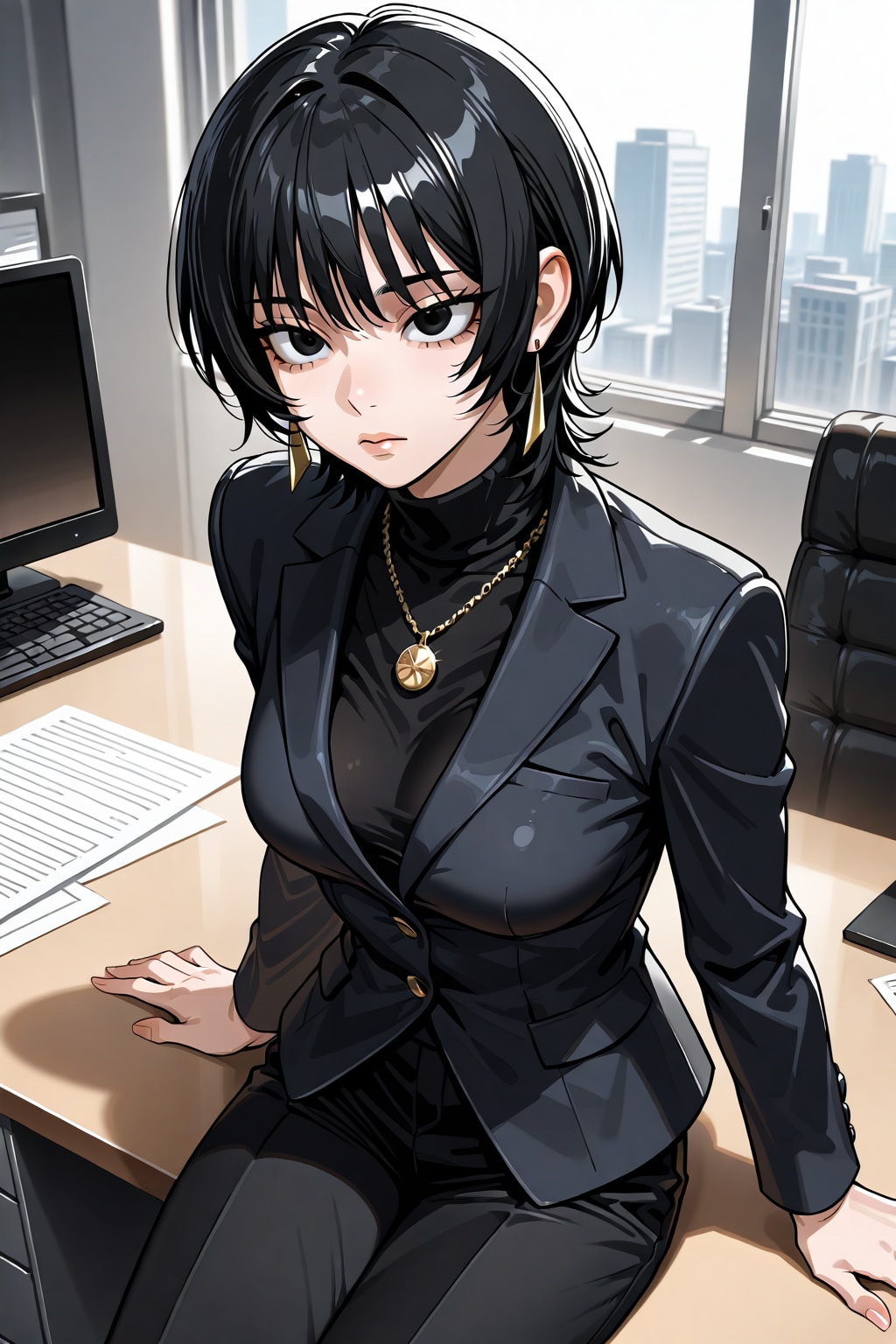 スーツ女子なBUBBLEさん