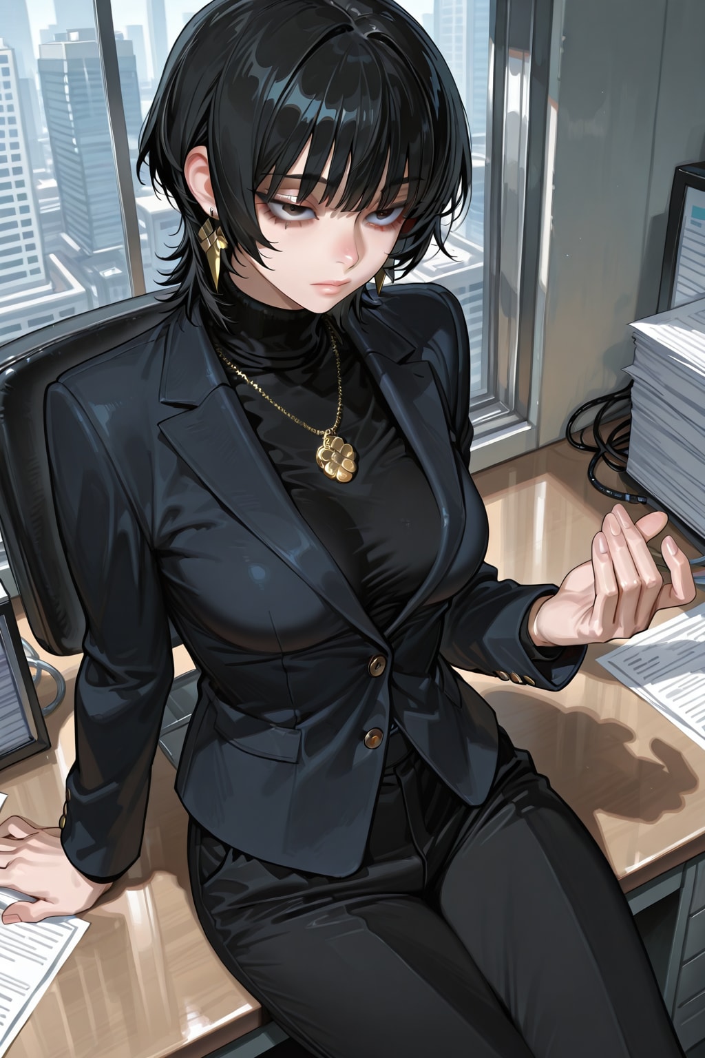 スーツ女子なBUBBLEさん