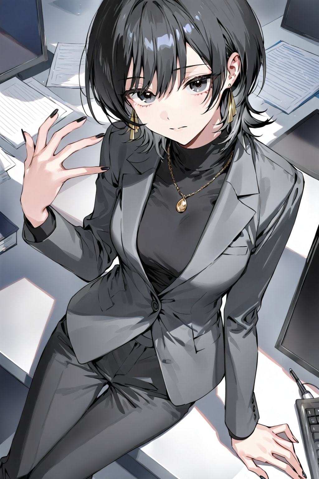 スーツ女子なBUBBLEさん