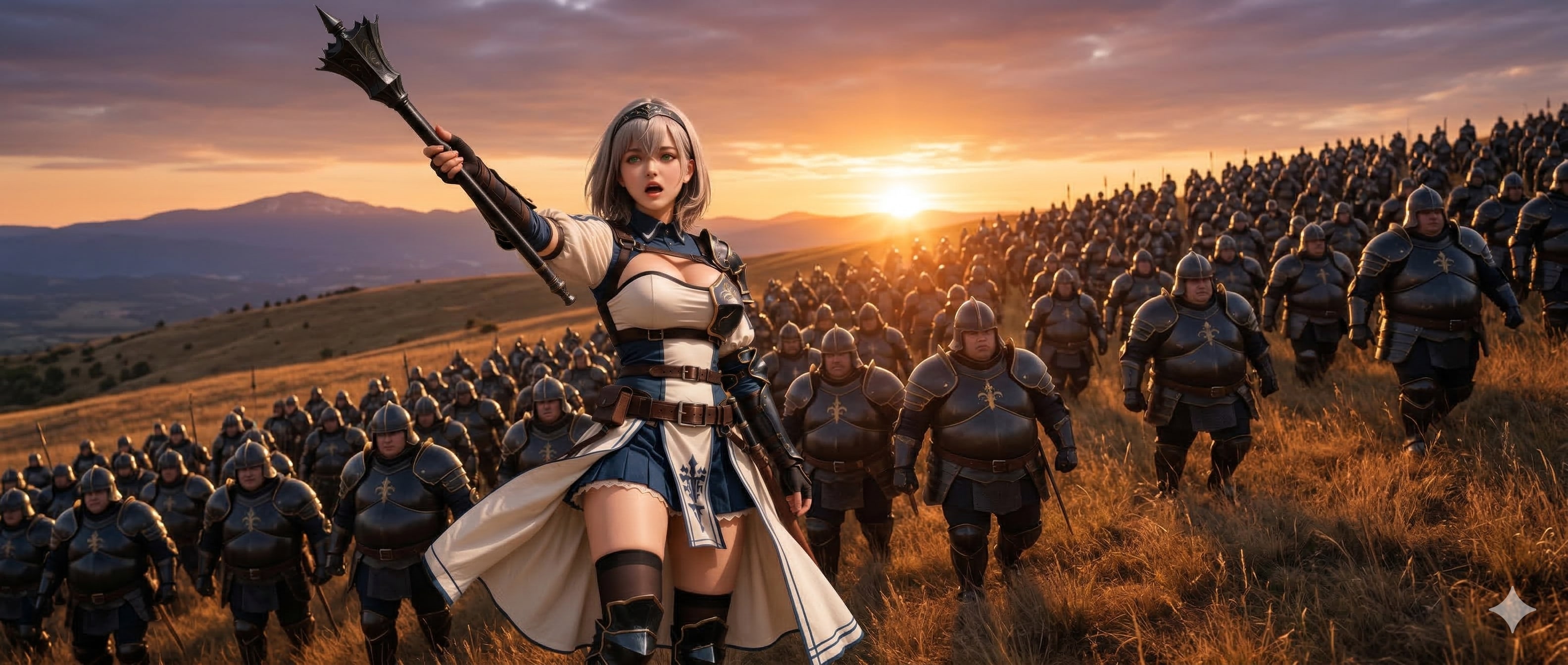 白銀聖騎士団 | の人気AIイラスト・グラビア