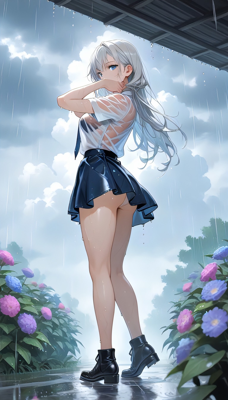 雨の日の君