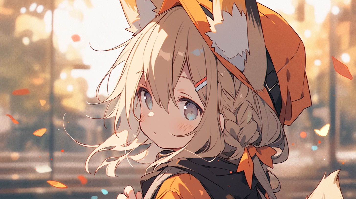 秋風に舞う狐少女の秘密の冒険 | の人気AIイラスト・グラビア