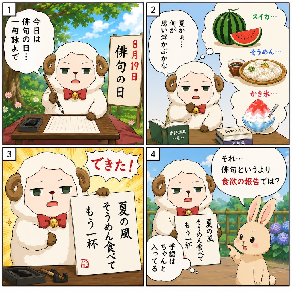 8/19 今日のヒツジ