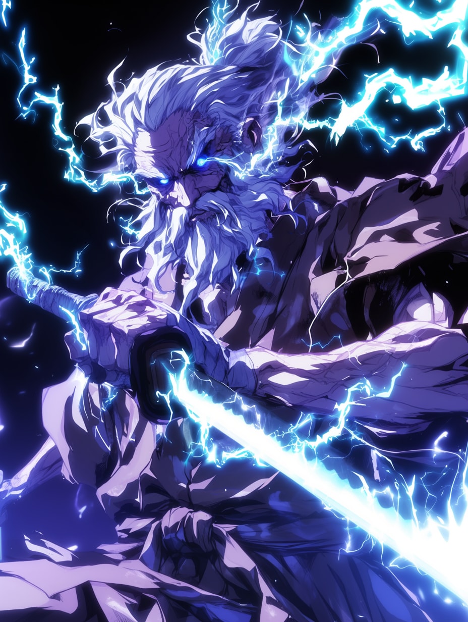 雷じいちゃん | の人気AIイラスト・グラビア