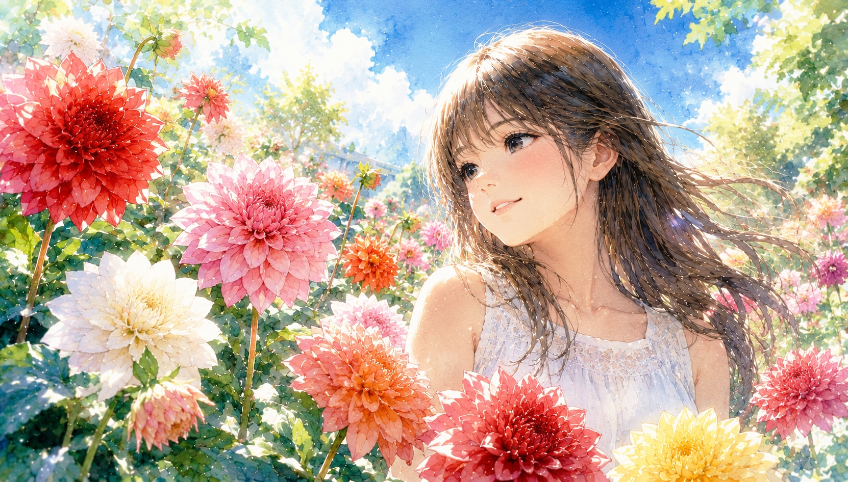 誕生花　0729 ダリア