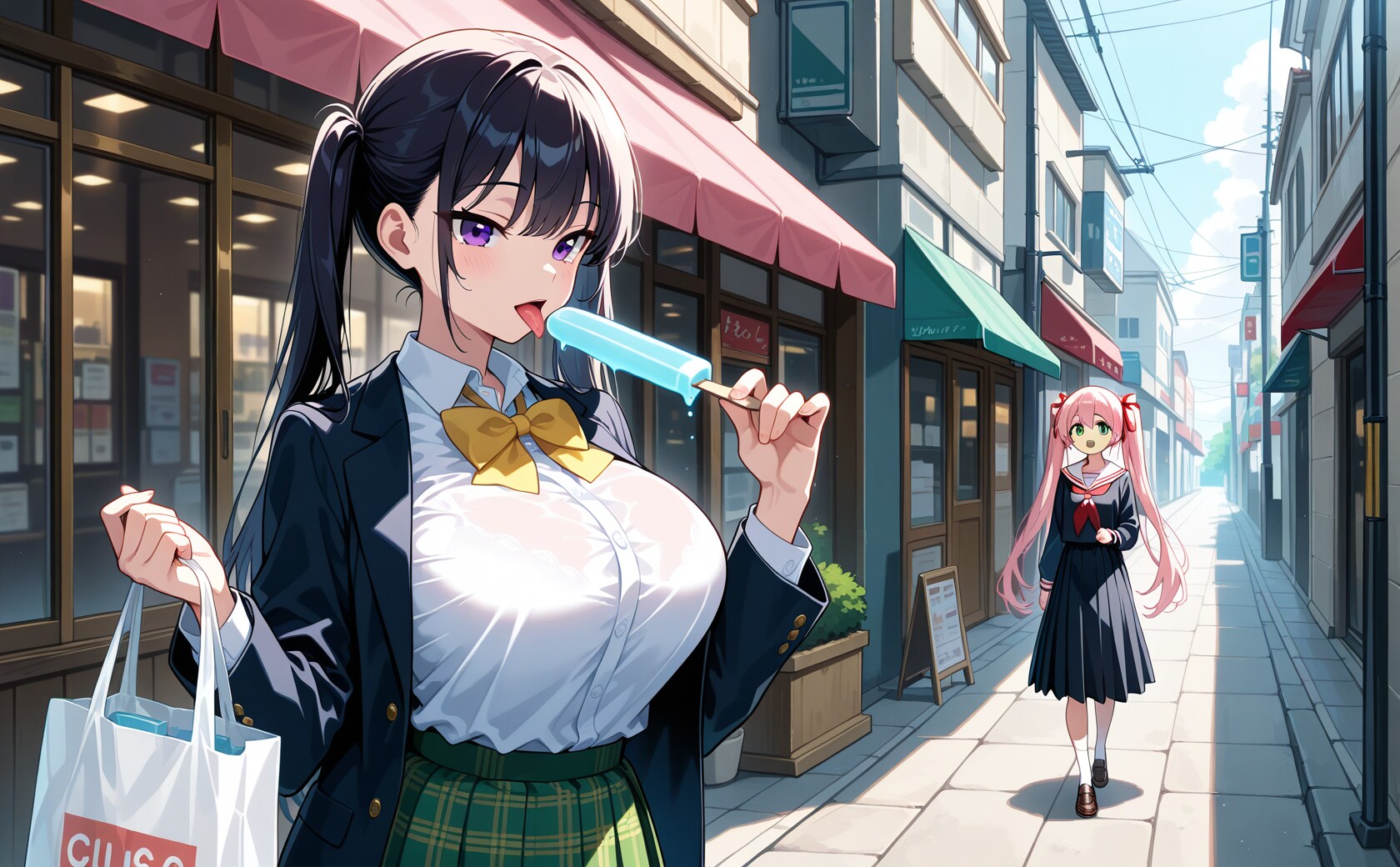瑛子ちゃんにたかるうちの子