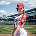 女子野球選手 2枚目