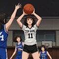 女バスのジャンプシュート348 8枚目