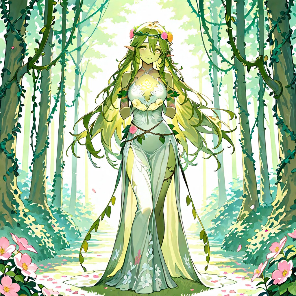 花咲くドレス