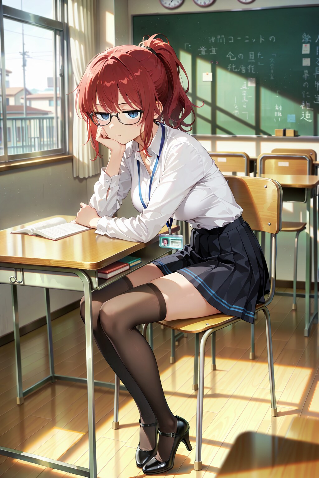 先生、授業中に寝ないでください！