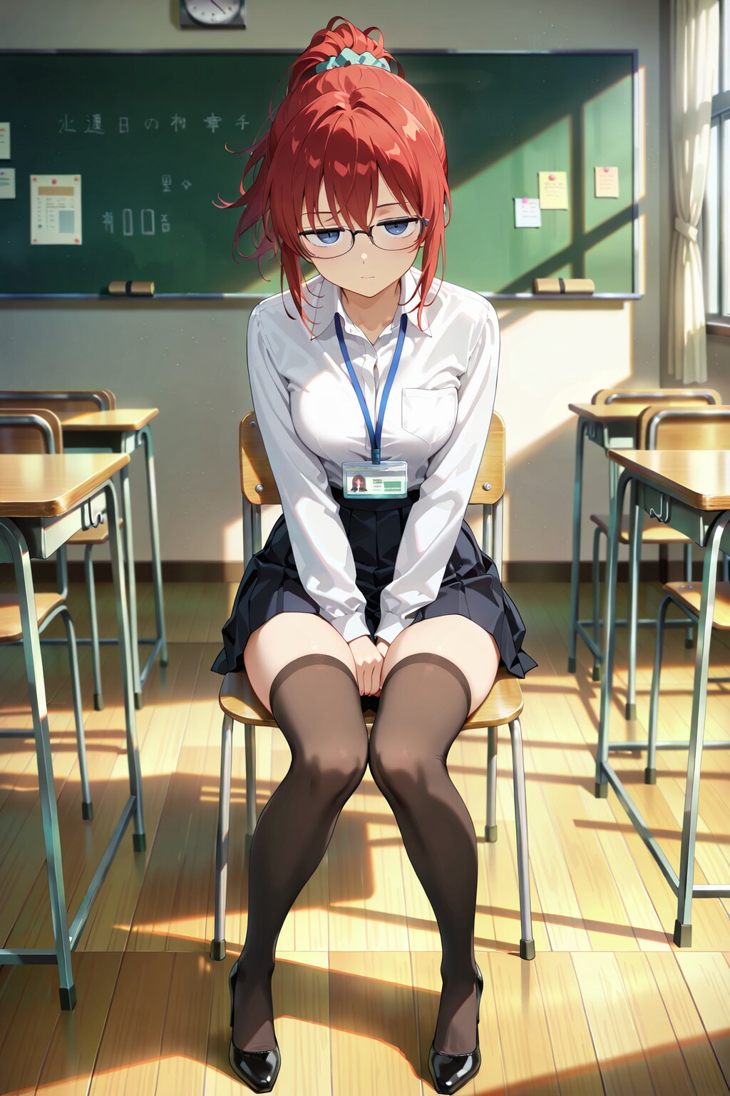 先生、授業中に寝ないでください！