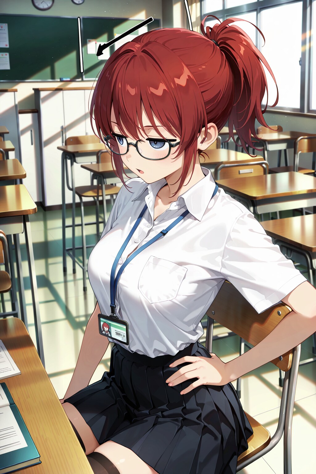 先生、授業中に寝ないでください！