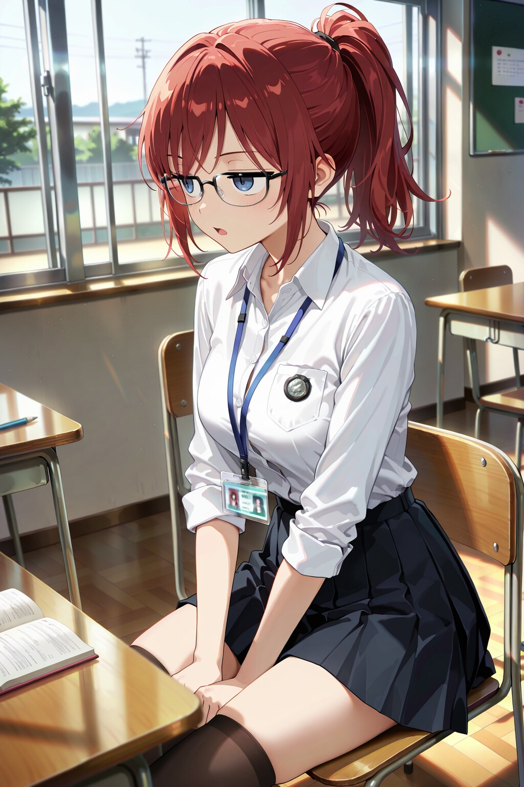 先生、授業中に寝ないでください！