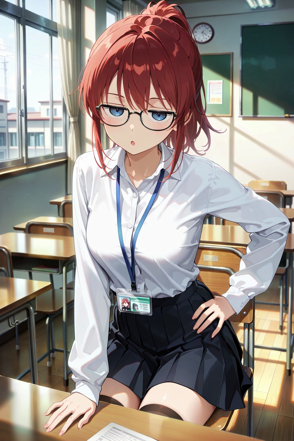 先生、授業中に寝ないでください！