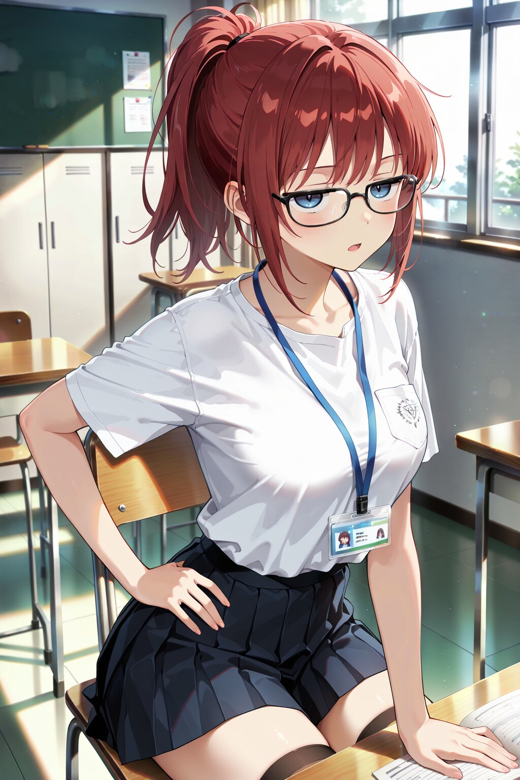 先生、授業中に寝ないでください！