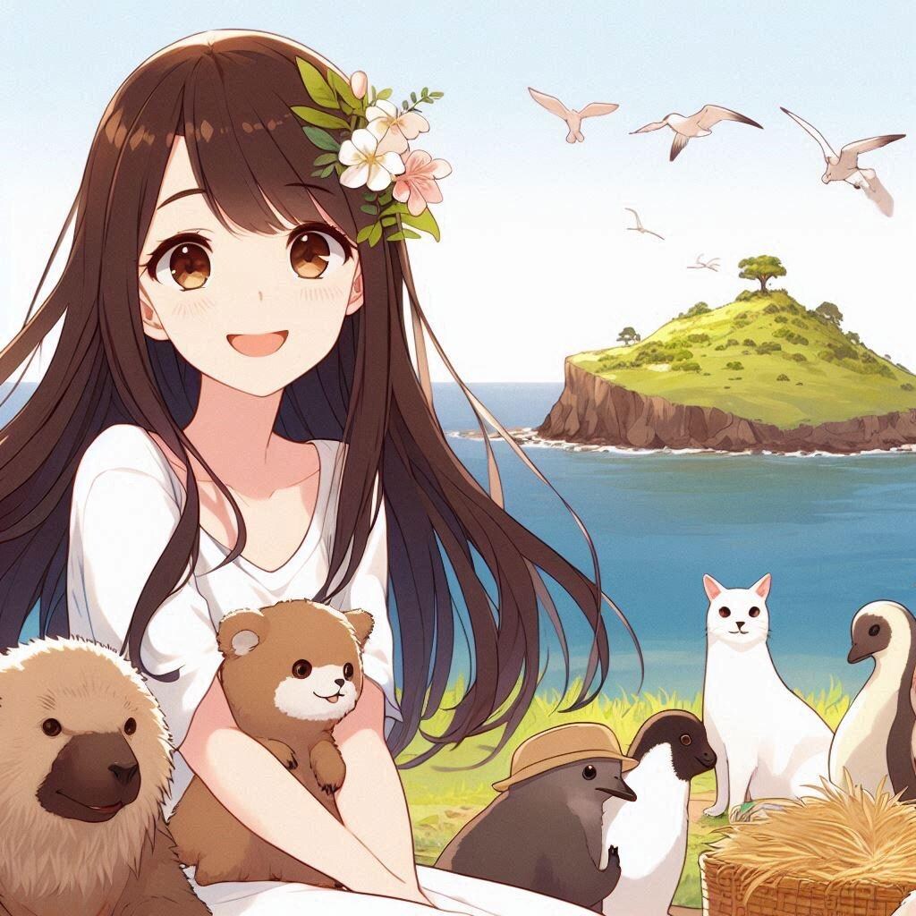 Dalleに守られた奏音ちゃん