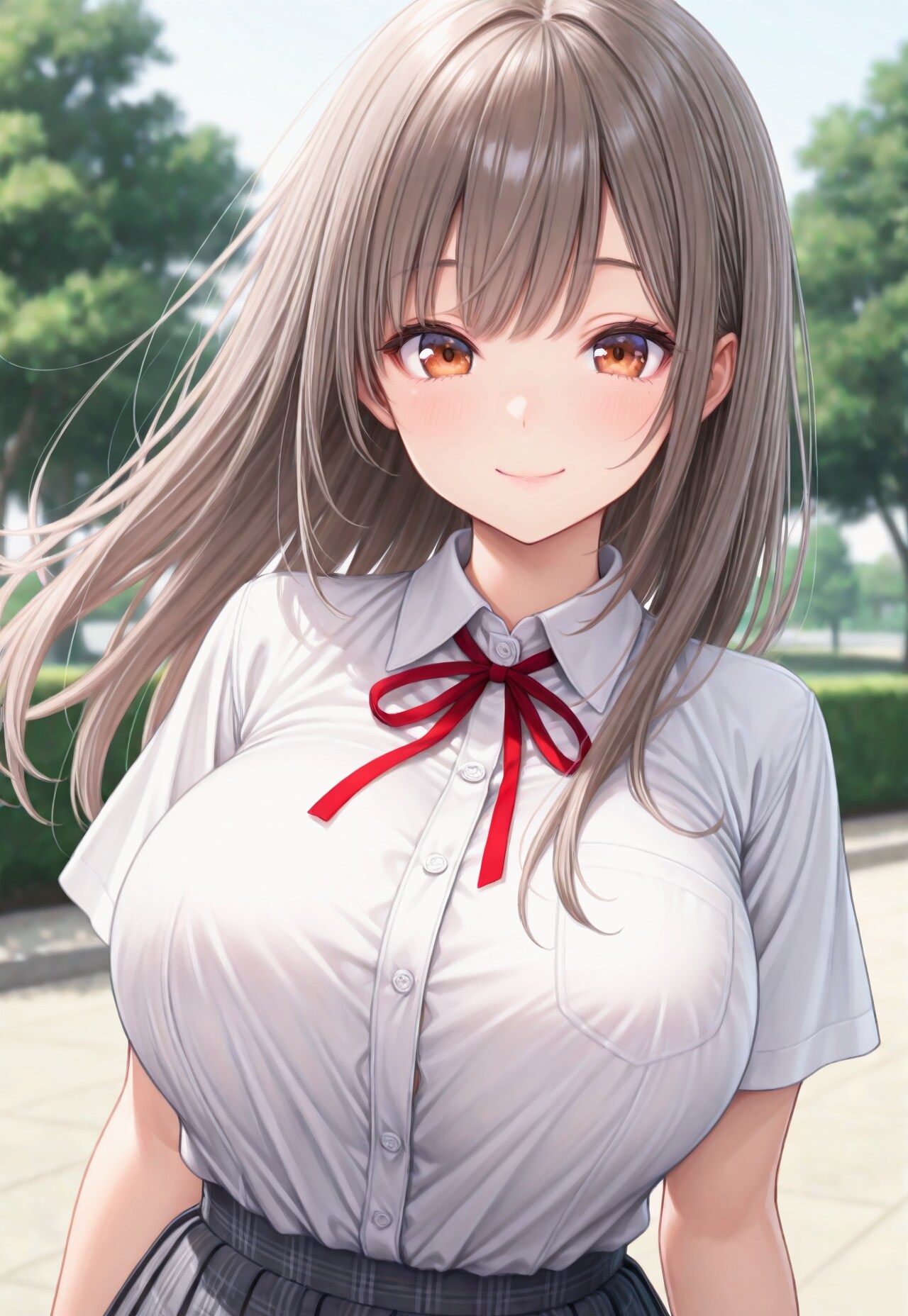581（赤いリボンの制服）