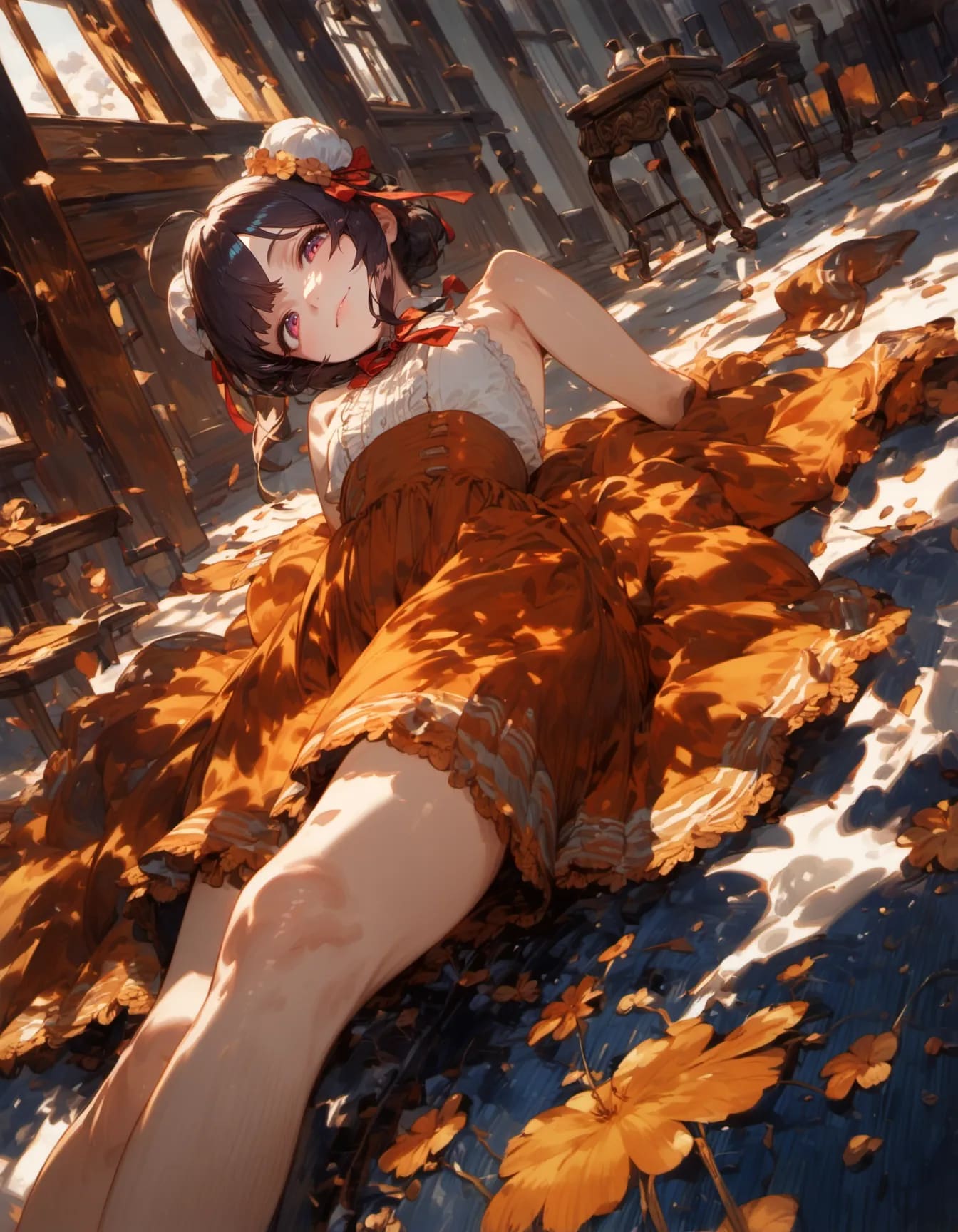 The Autumn Dancer's Rest | の人気AIイラスト・グラビア