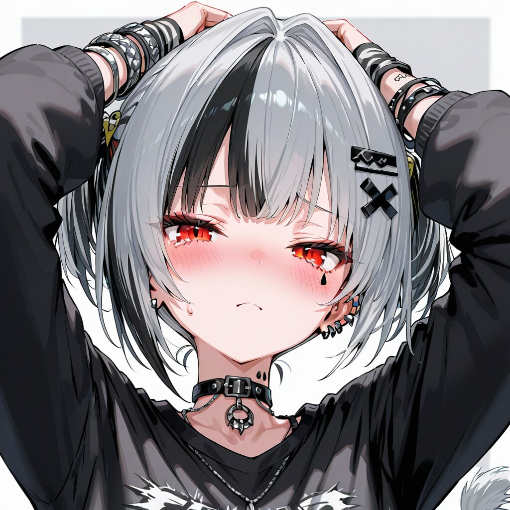 銀髪ショート