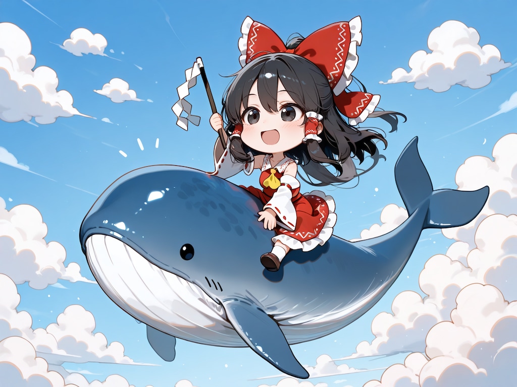 きょうのれいむさん（くじらの日）