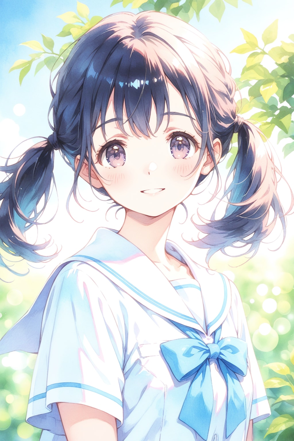新緑の少女 | の人気AIイラスト・グラビア