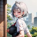 銀髪娘がいろいろポロリ 5枚目