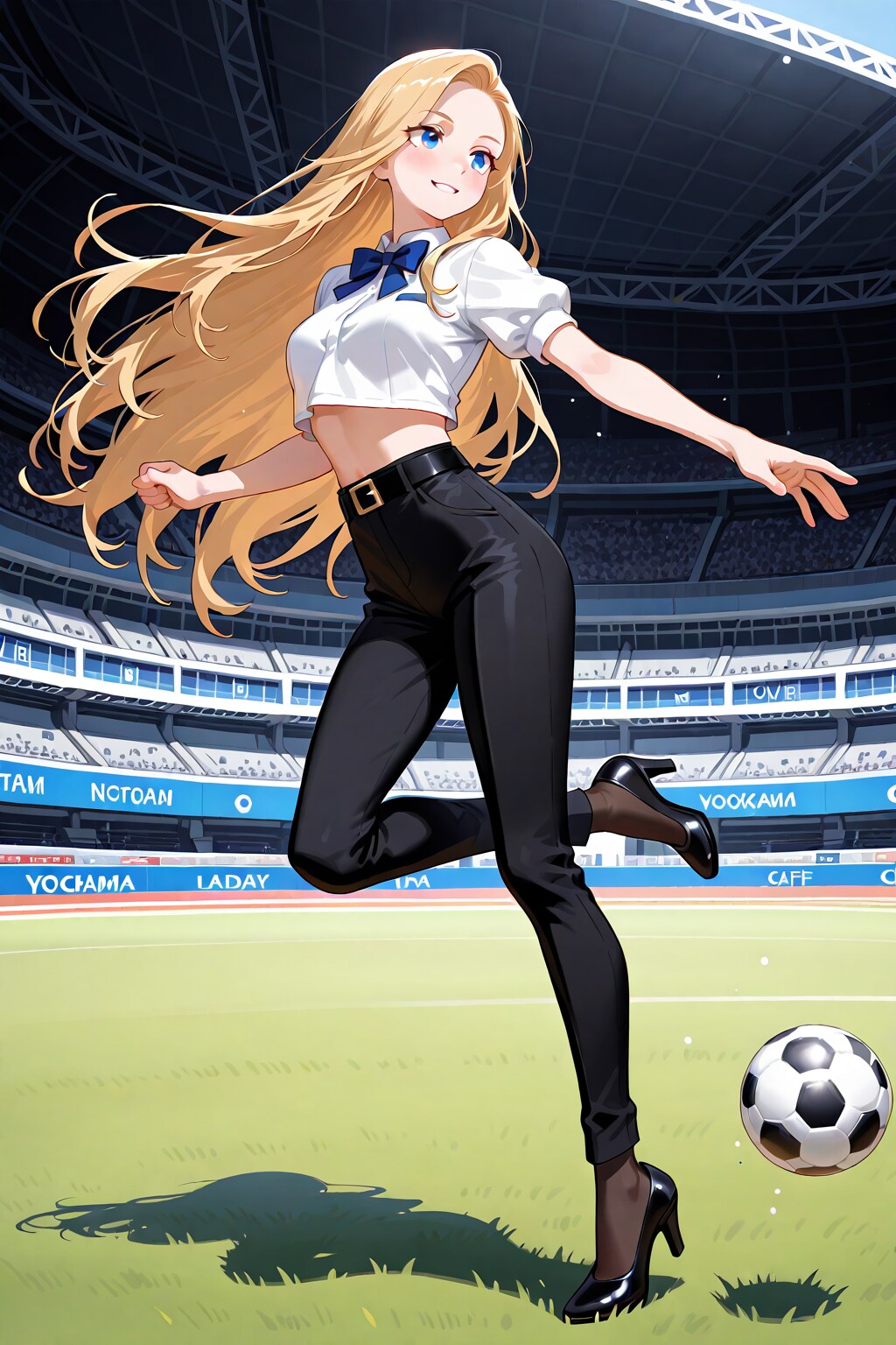 かっこかわいいフランス令嬢エミリー・シーニュのサッカー