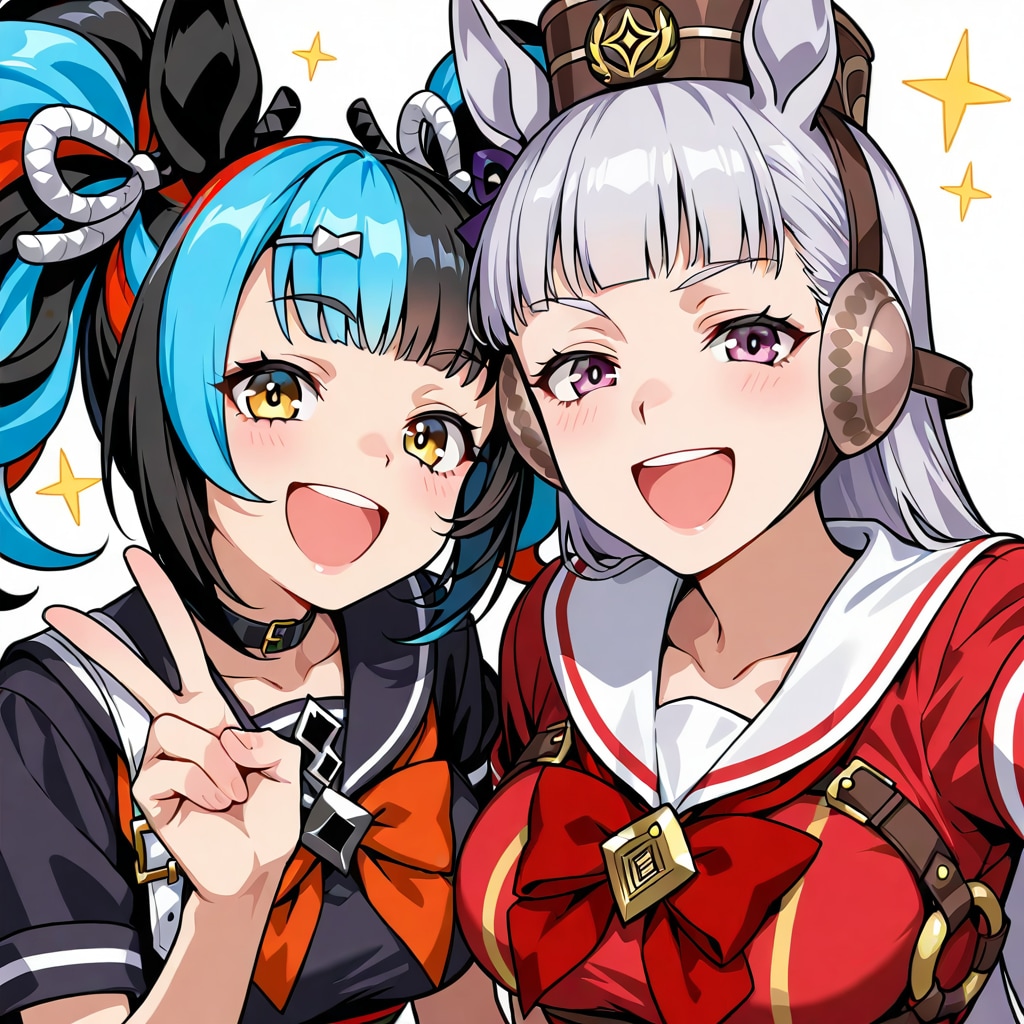 ゴルシちゃん「ぴすぴーす♪ゴルシちゃんだぞ☆」なぎこさん「いえーいなぎさんだZE♪」