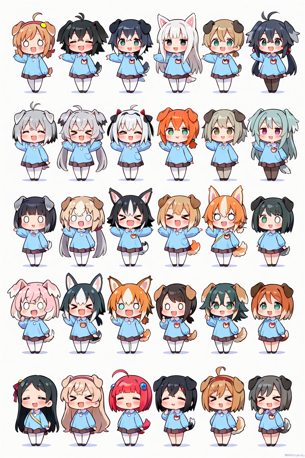 いぬみみようちえんボンボンドロップシール