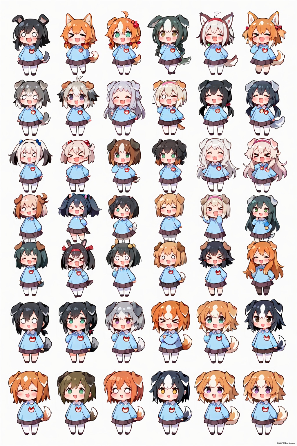 いぬみみようちえんボンボンドロップシール